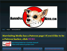 Tablet Screenshot of marvindogmedia.com